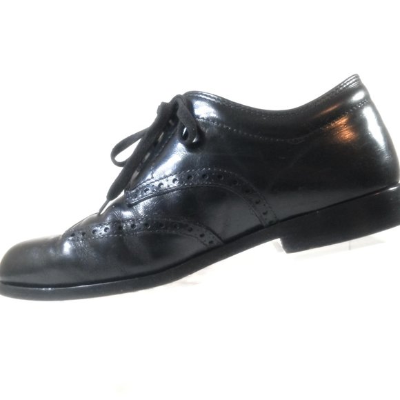 Tod\'s Men Black Leather Rubber Sole Oxford Dress Wingtip Lace Up Shoes Size 7 main image 10